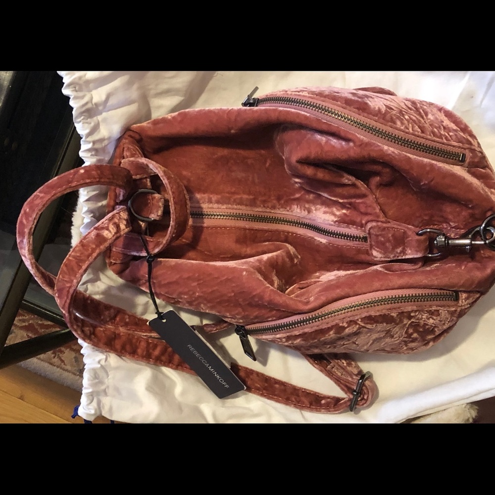 NWT Rebecca Minkoff Medium Julian Backpack - Pink